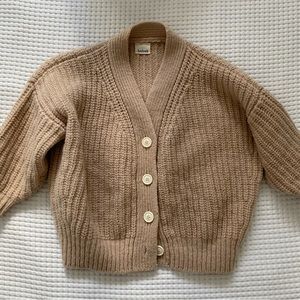 Babaa wool cardigan woman no19 mini rose
